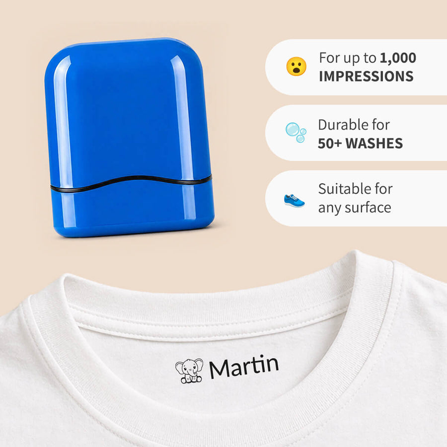 Plain colours β personalised name stamp β 4