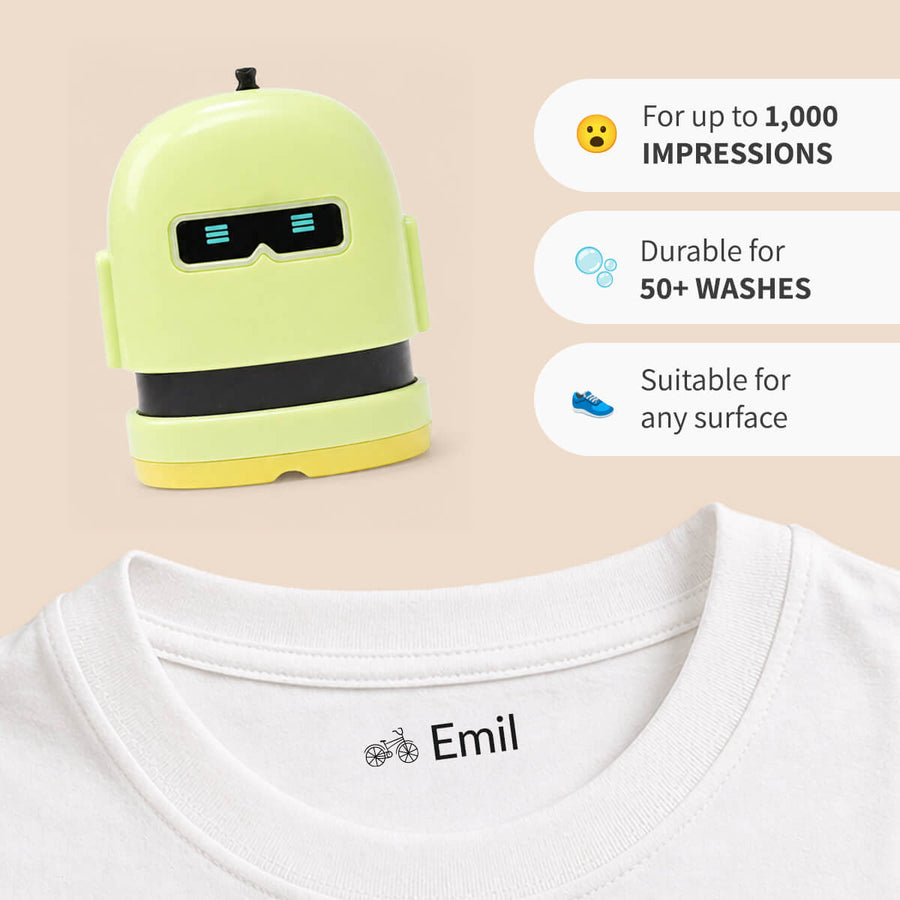 Robots β personalised name stamp β 8