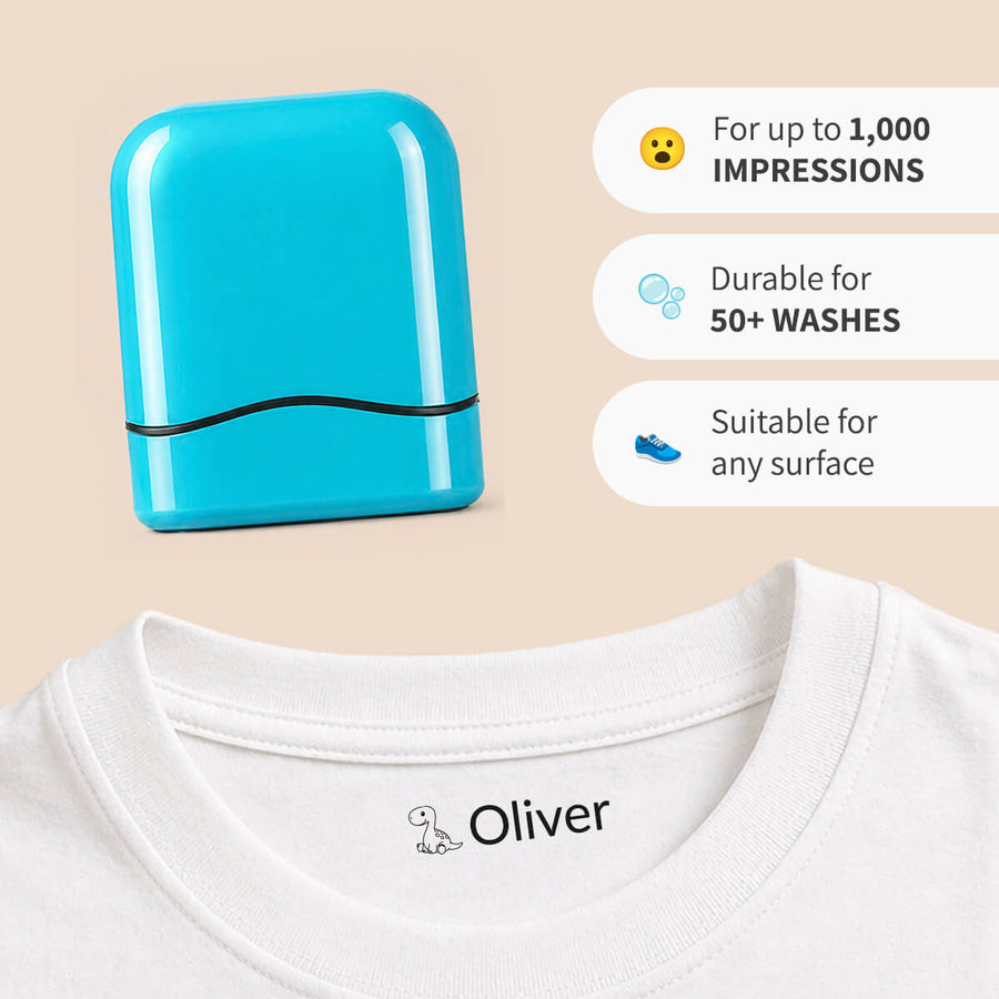 Plain colours β personalised name stamp β 6