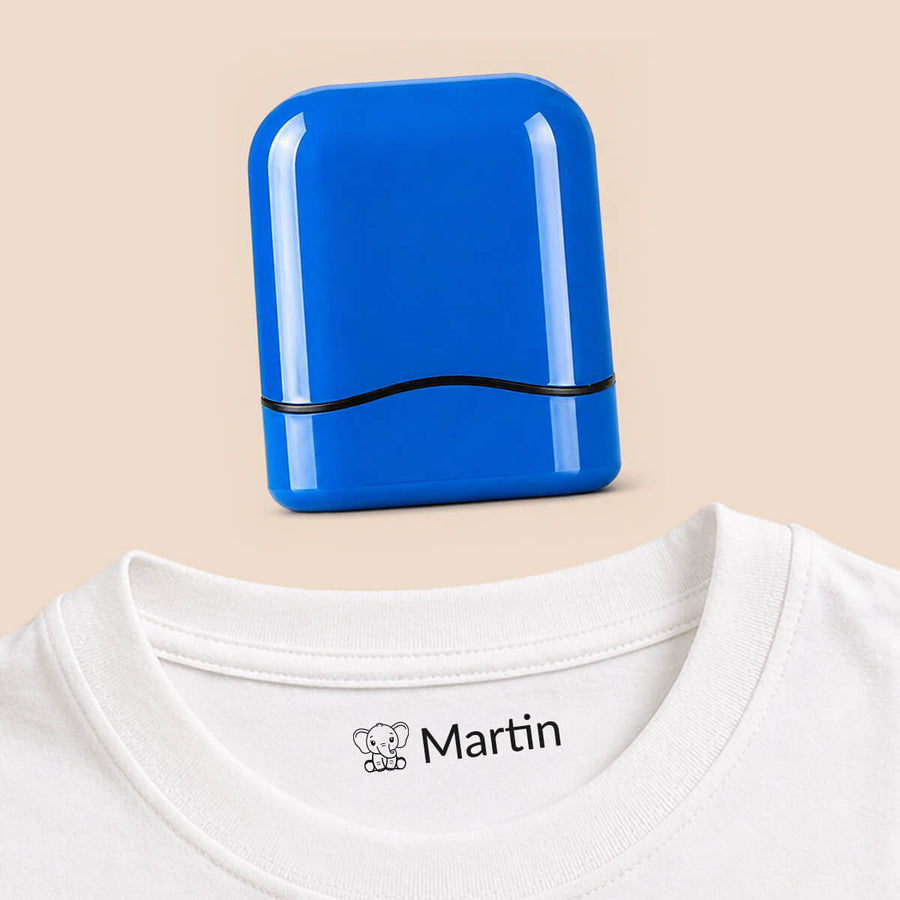 Plain colours — personalised name stamp — 3