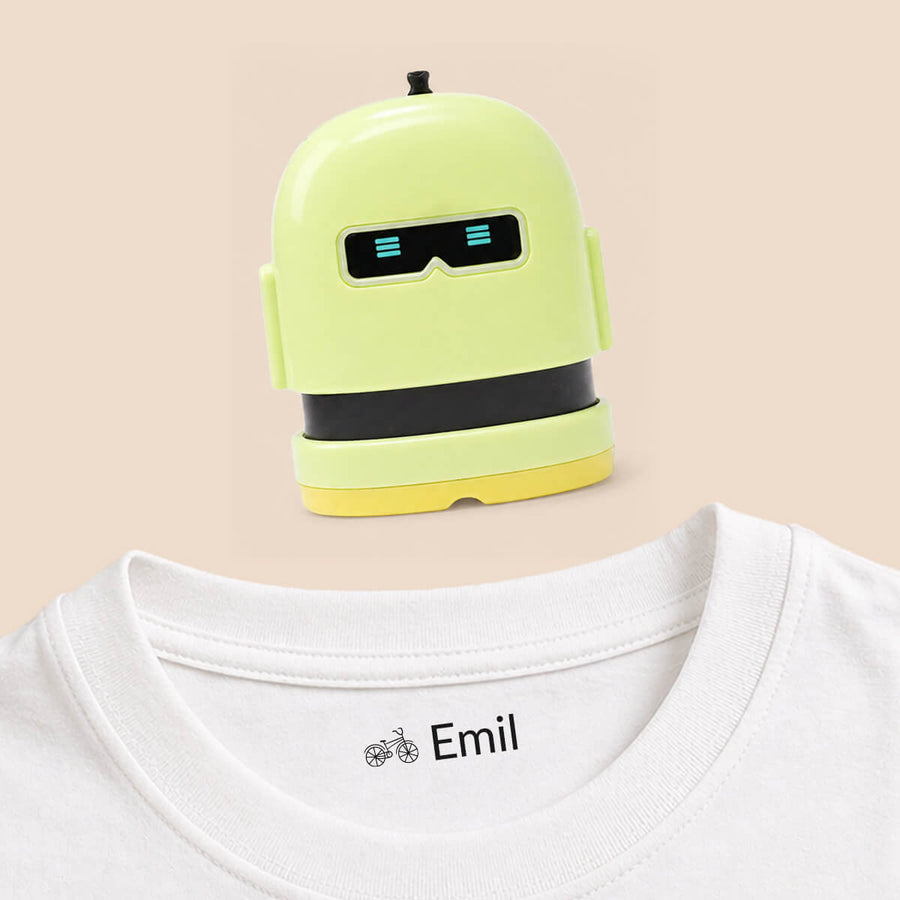 Robots — personalised name stamp — 7